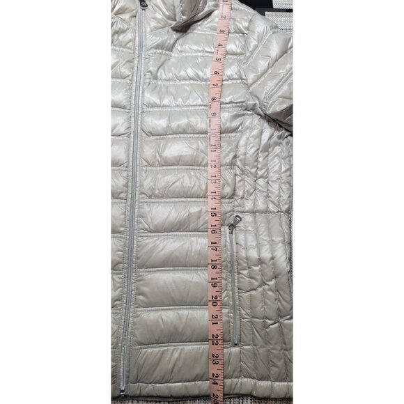 Calvin Klein Packable Lightweight Premium Down Jacket Size Large Grey Quilted * - Picture 11 of 12